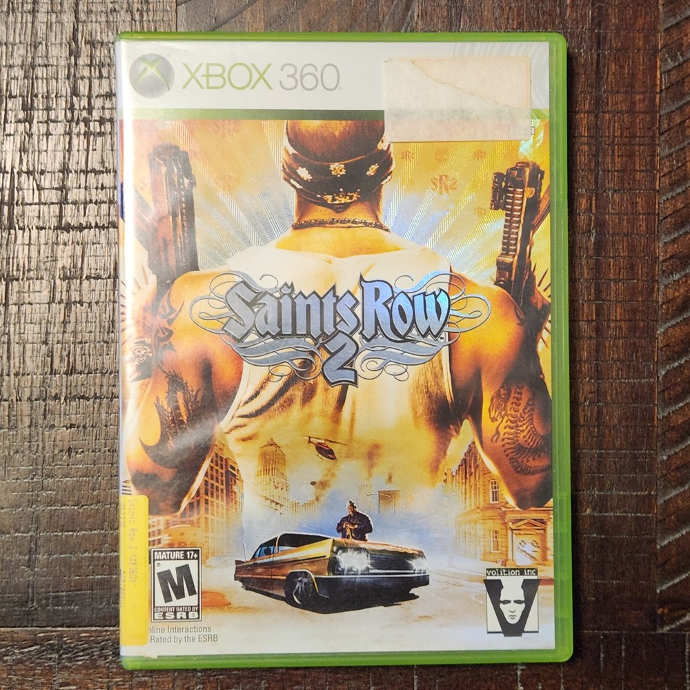 Saints Row 2 Xbox 360 Video Game Complete in Box Action‎ Adventure